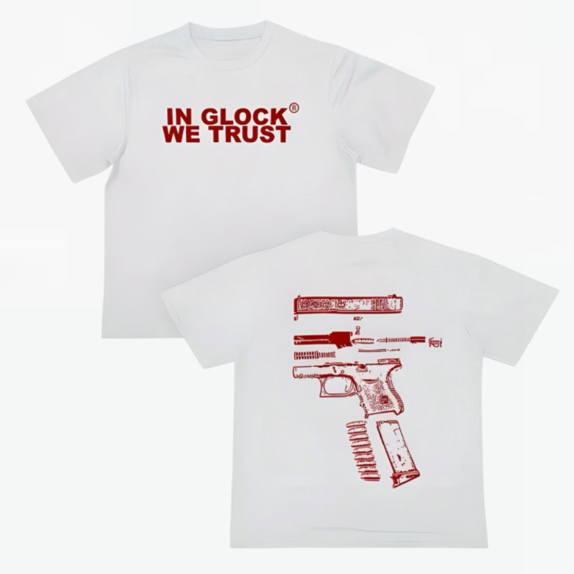 IN GLOCK WE TRUST - T-SHIRT x RÆW DISTRICT