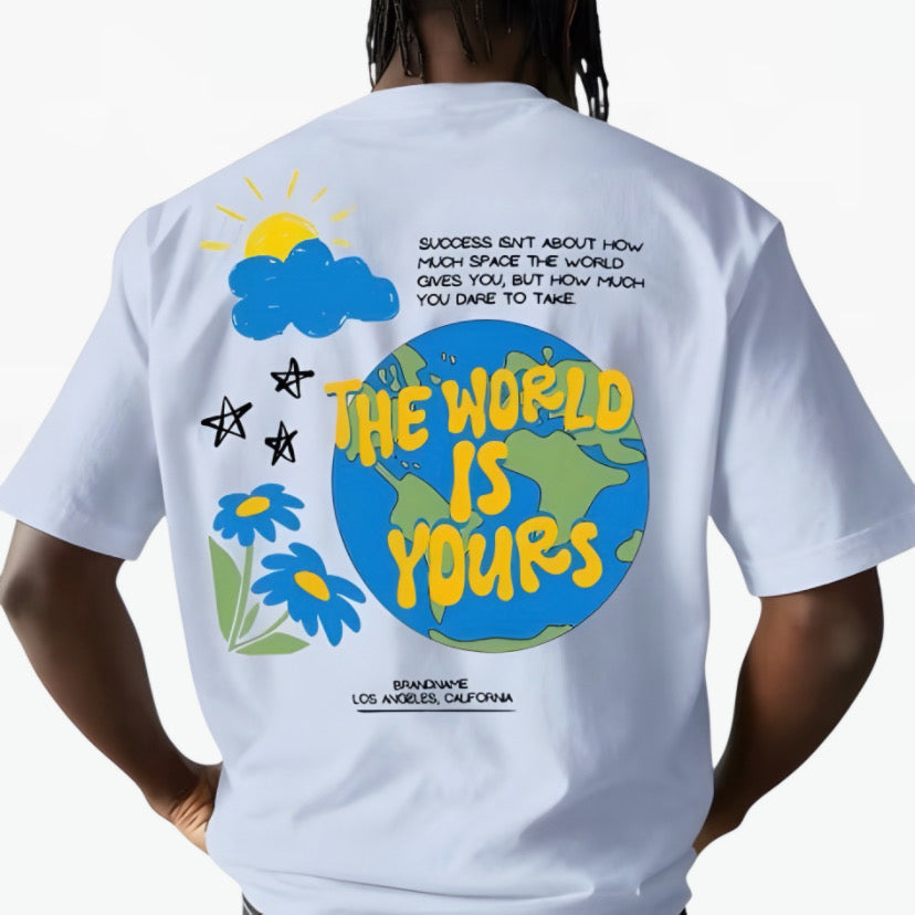 THE WORLD IS YOURS - T-SHIRT x RÆW DISTRICT